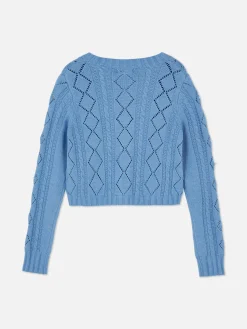 Embroidered V-Neck Cardigan|Primark Outlet