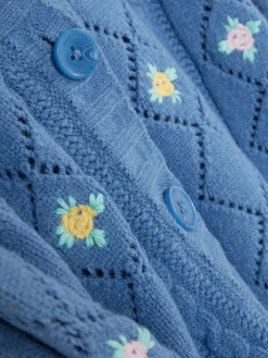 Embroidered V-Neck Cardigan|Primark Outlet
