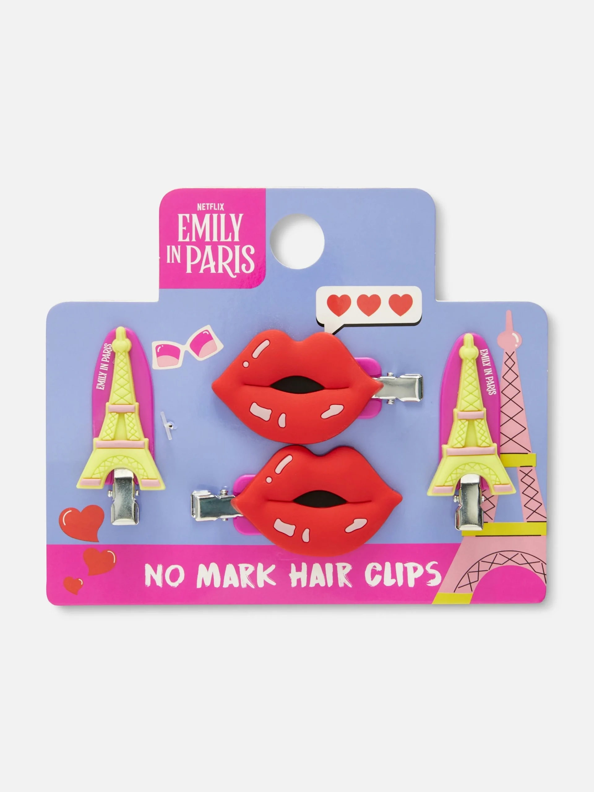Emily In Paris No-Dent Hair Clips|Primark Outlet