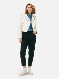 Essential Faux Leather Biker Jacket|Primark Online