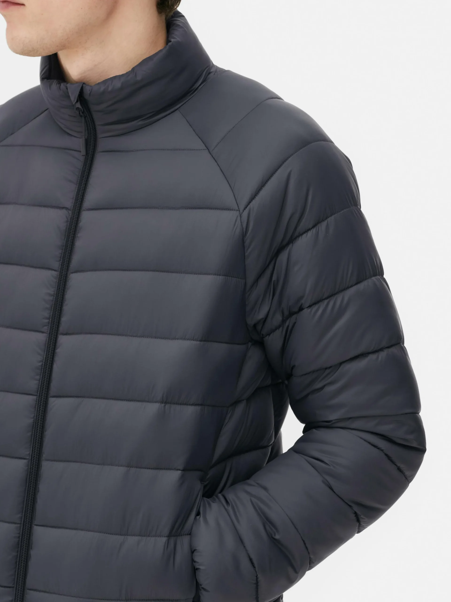 Essential Funnel Neck Puffer Jacket|Primark