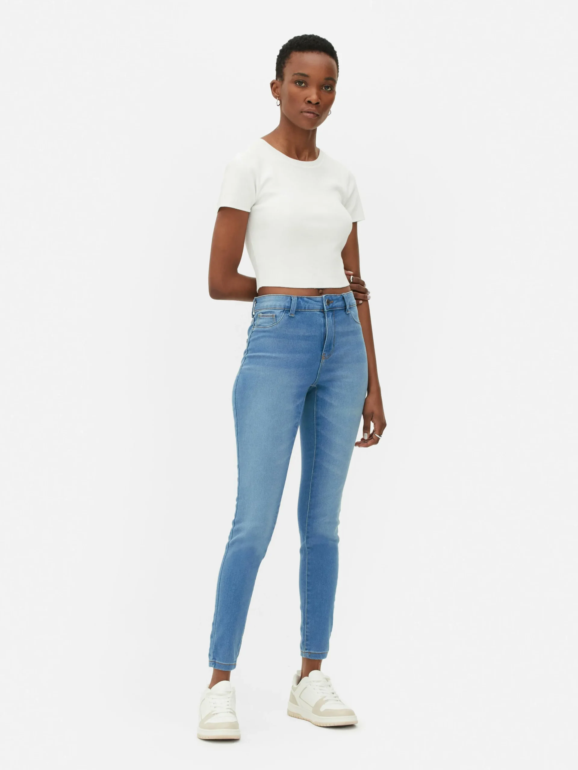 Essential Mid-Rise Skinny Jeans|Primark Online