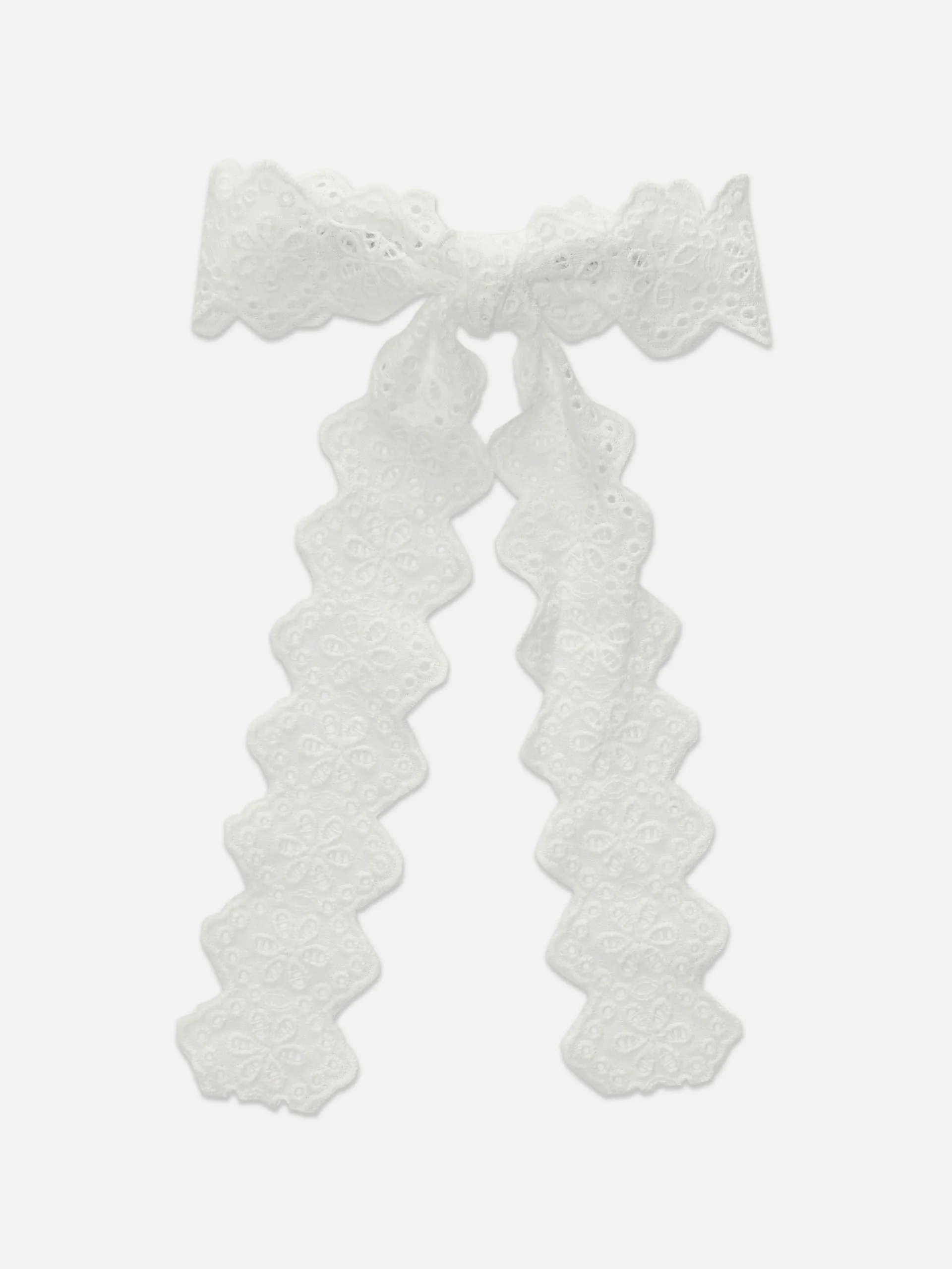 Eyelet Bow Hair Clip|Primark Best