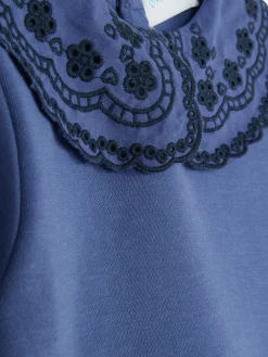 Eyelet Sweatshirt Dress|Primark Outlet