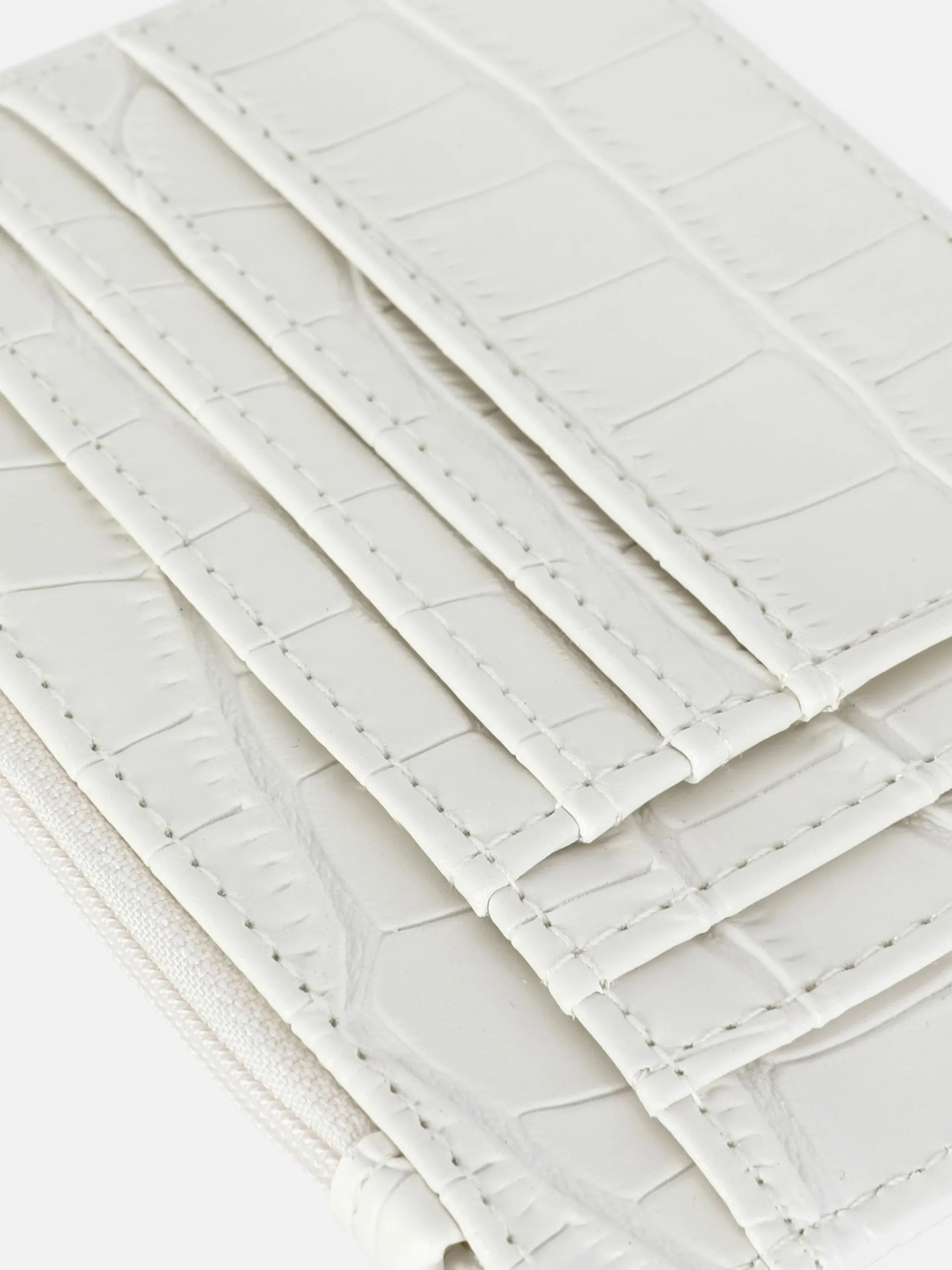 Faux Croc Initial Card Holder|Primark New