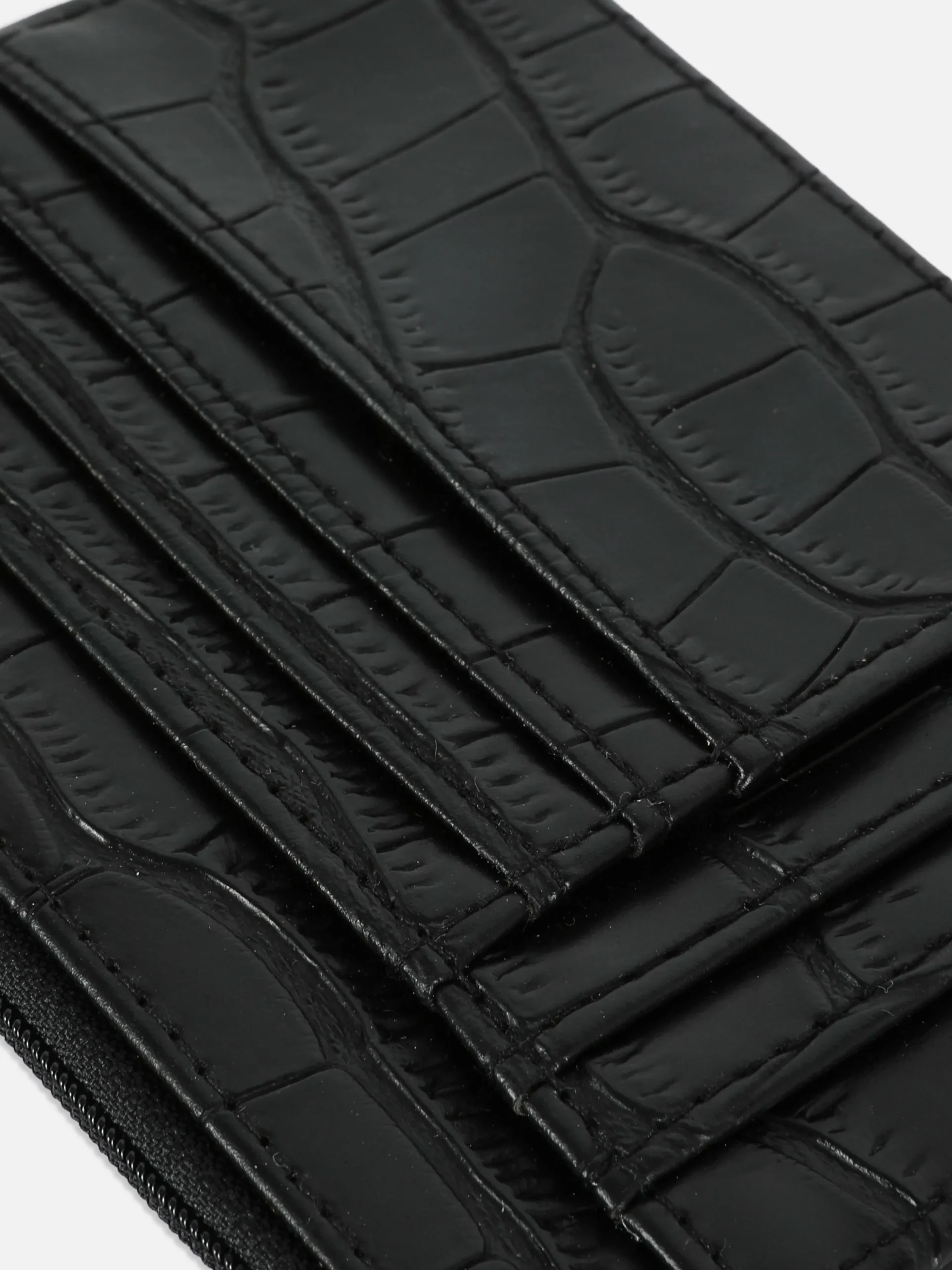 Faux Croc Initial Card Holder|Primark Outlet