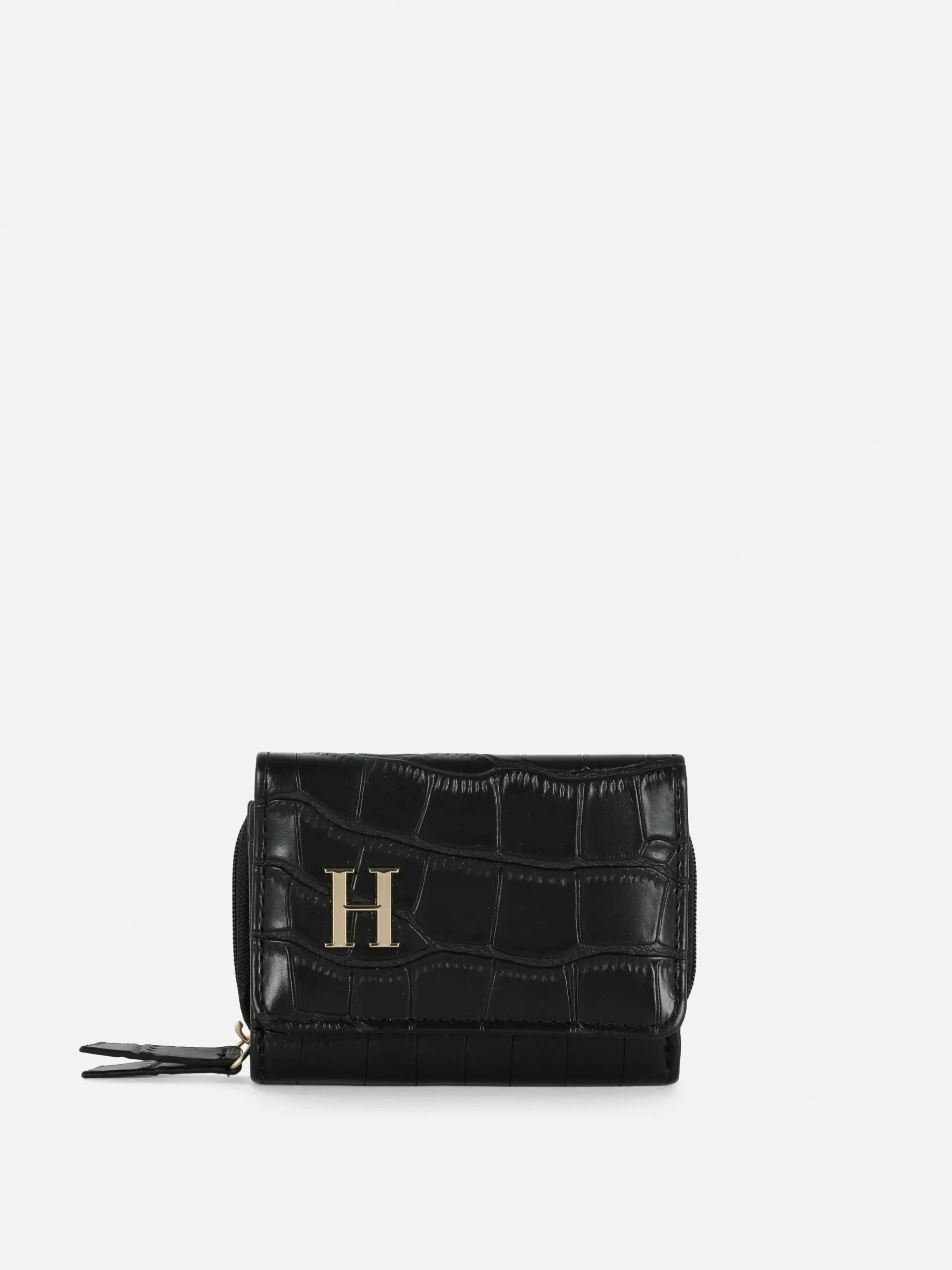 Faux Croc Initial Purse|Primark Best