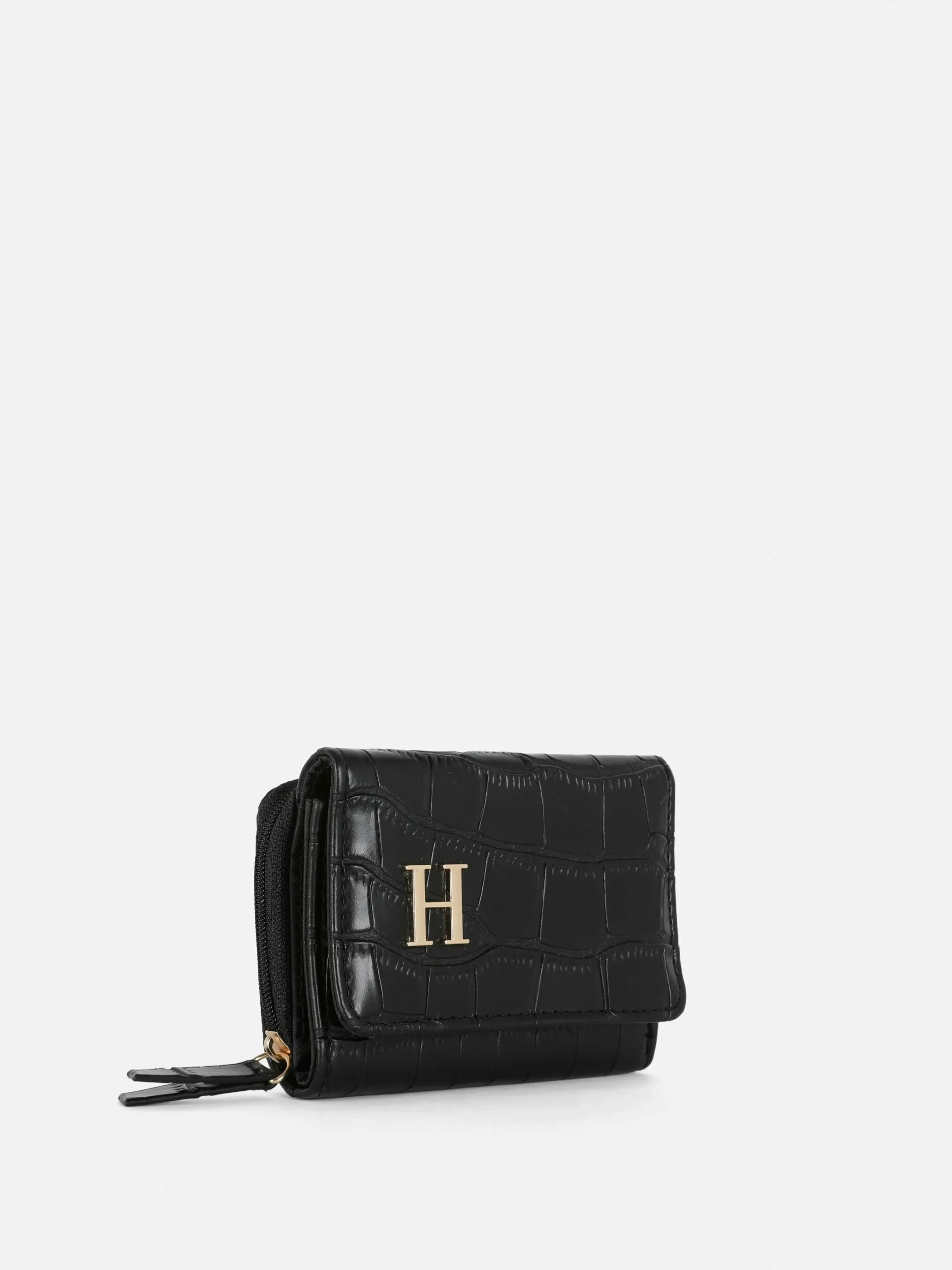 Faux Croc Initial Purse|Primark Best