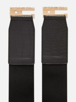 Faux Croc Stretch Belt|Primark Hot