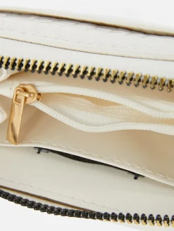 Faux Croc Zip Purse|Primark Clearance