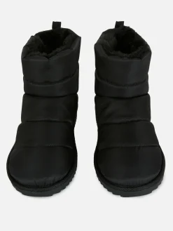 Faux Fur Lined Ankle Boots|Primark