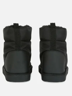 Faux Fur Lined Ankle Boots|Primark