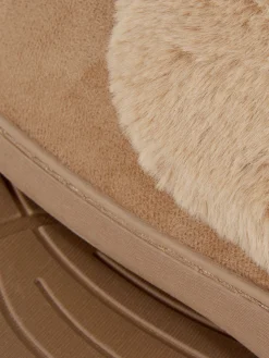 Faux Fur Lined Moccasin Slippers|Primark