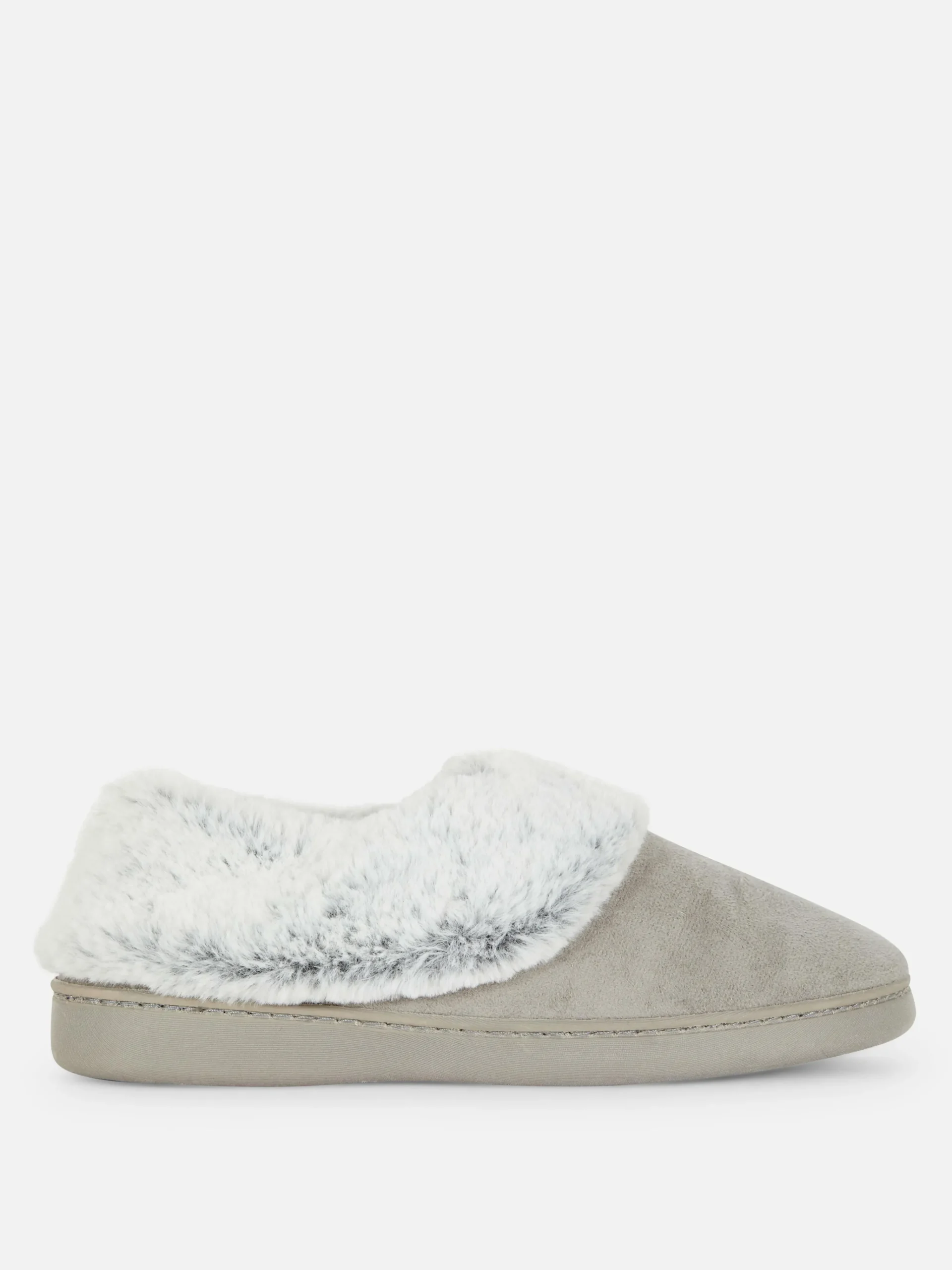 Faux Fur Lined Moccasin Slippers|Primark