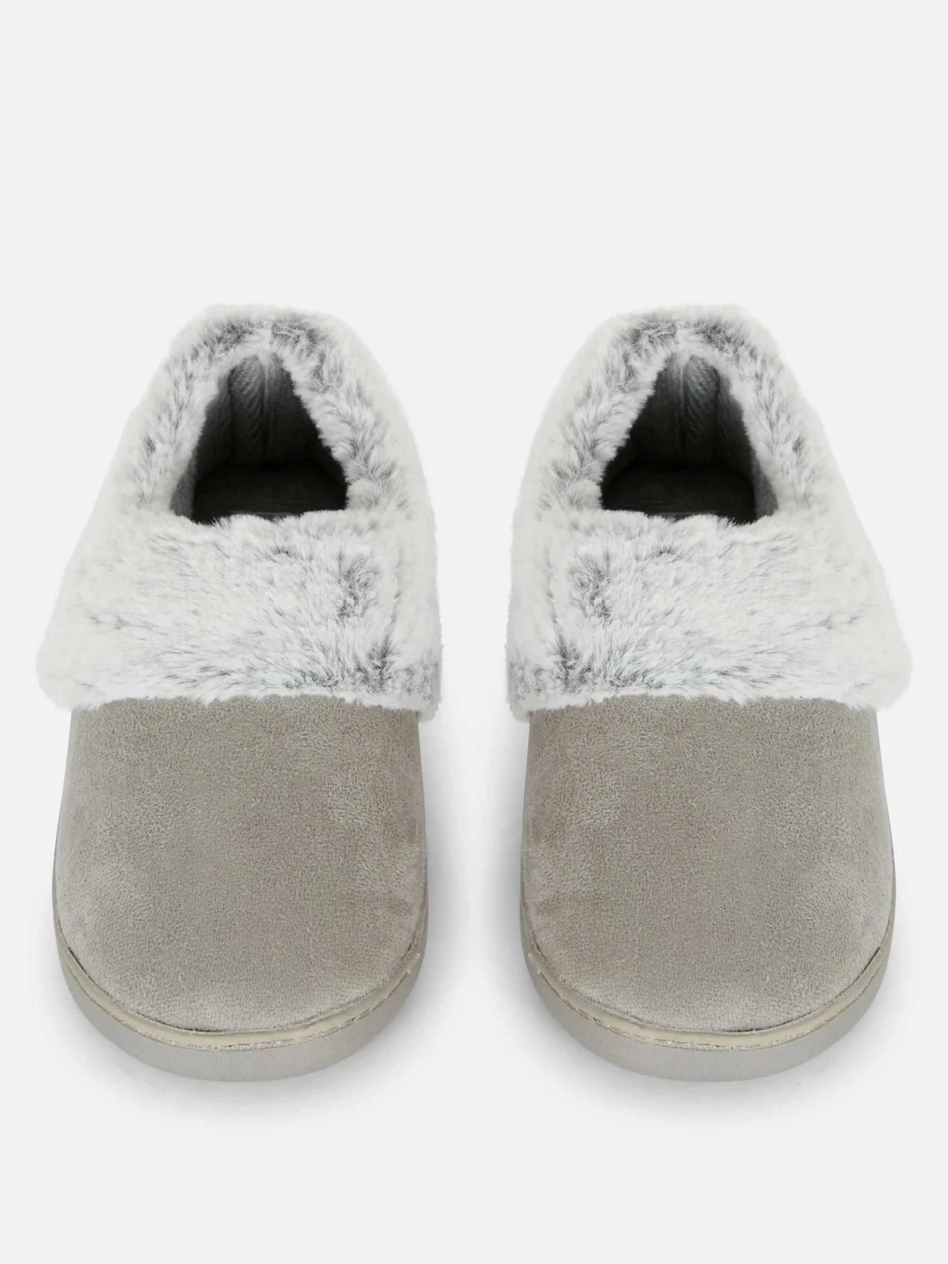 Faux Fur Lined Moccasin Slippers|Primark