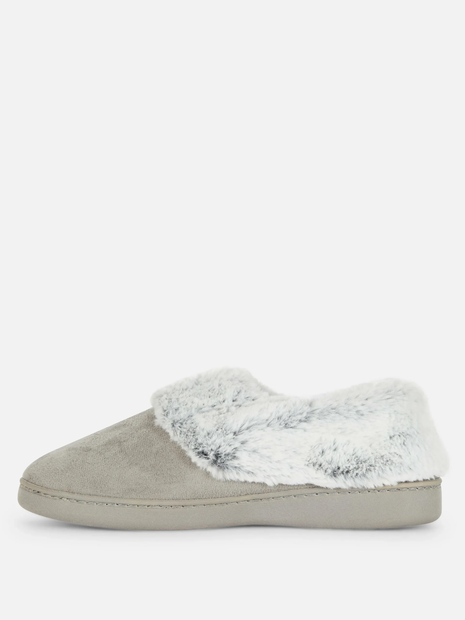 Faux Fur Lined Moccasin Slippers|Primark