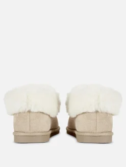 Faux Fur Lined Moccasin Slippers|Primark Sale