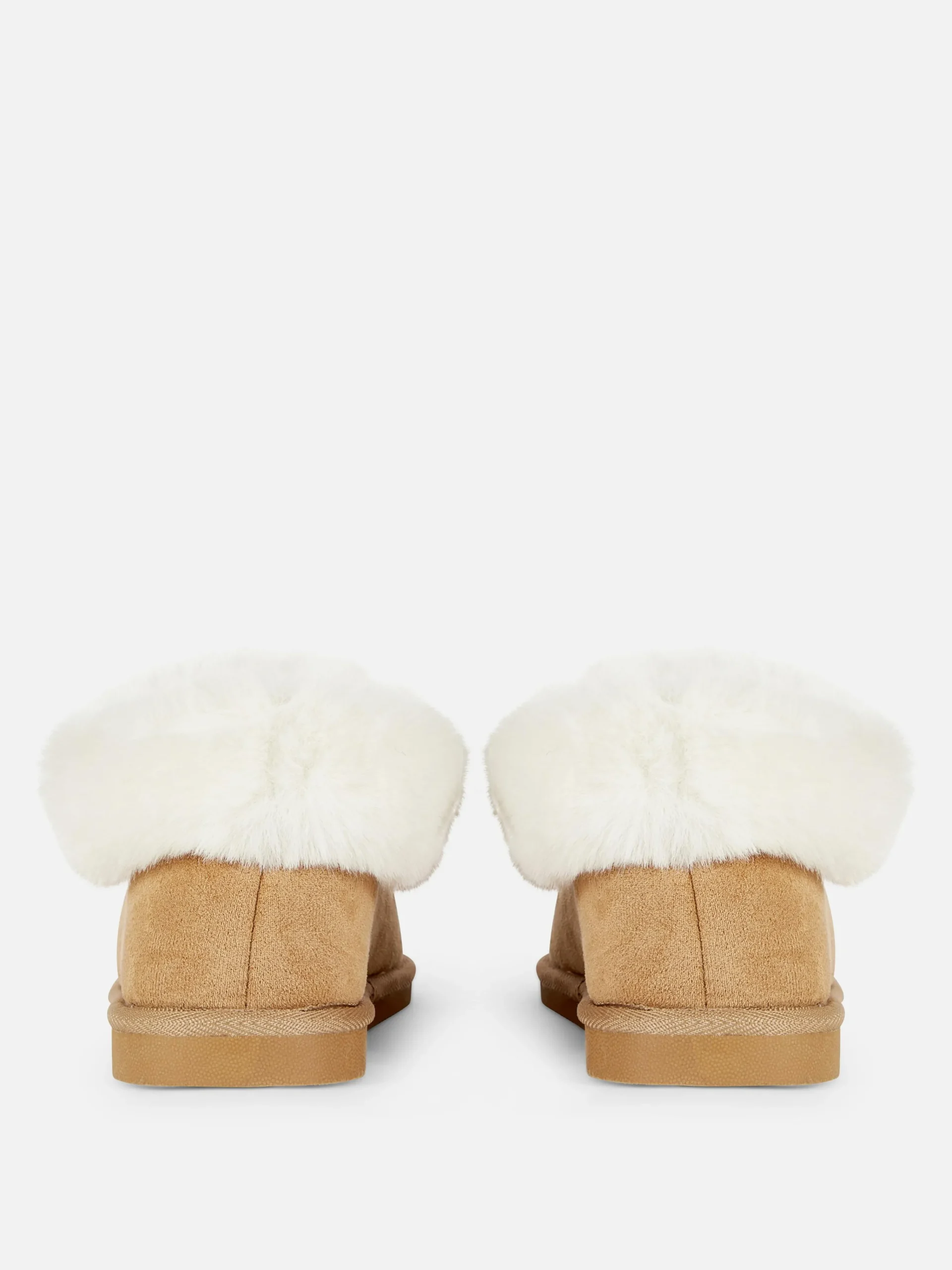 Faux Fur Lined Moccasin Slippers|Primark
