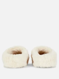 Faux Fur Mule Slippers|Primark Sale