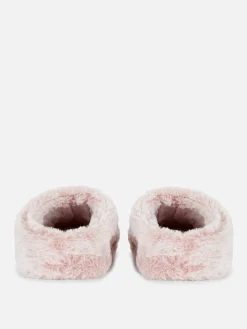 Faux Fur Mule Slippers|Primark Sale