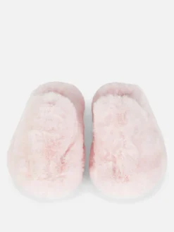 Faux Fur Mule Slippers|Primark Best