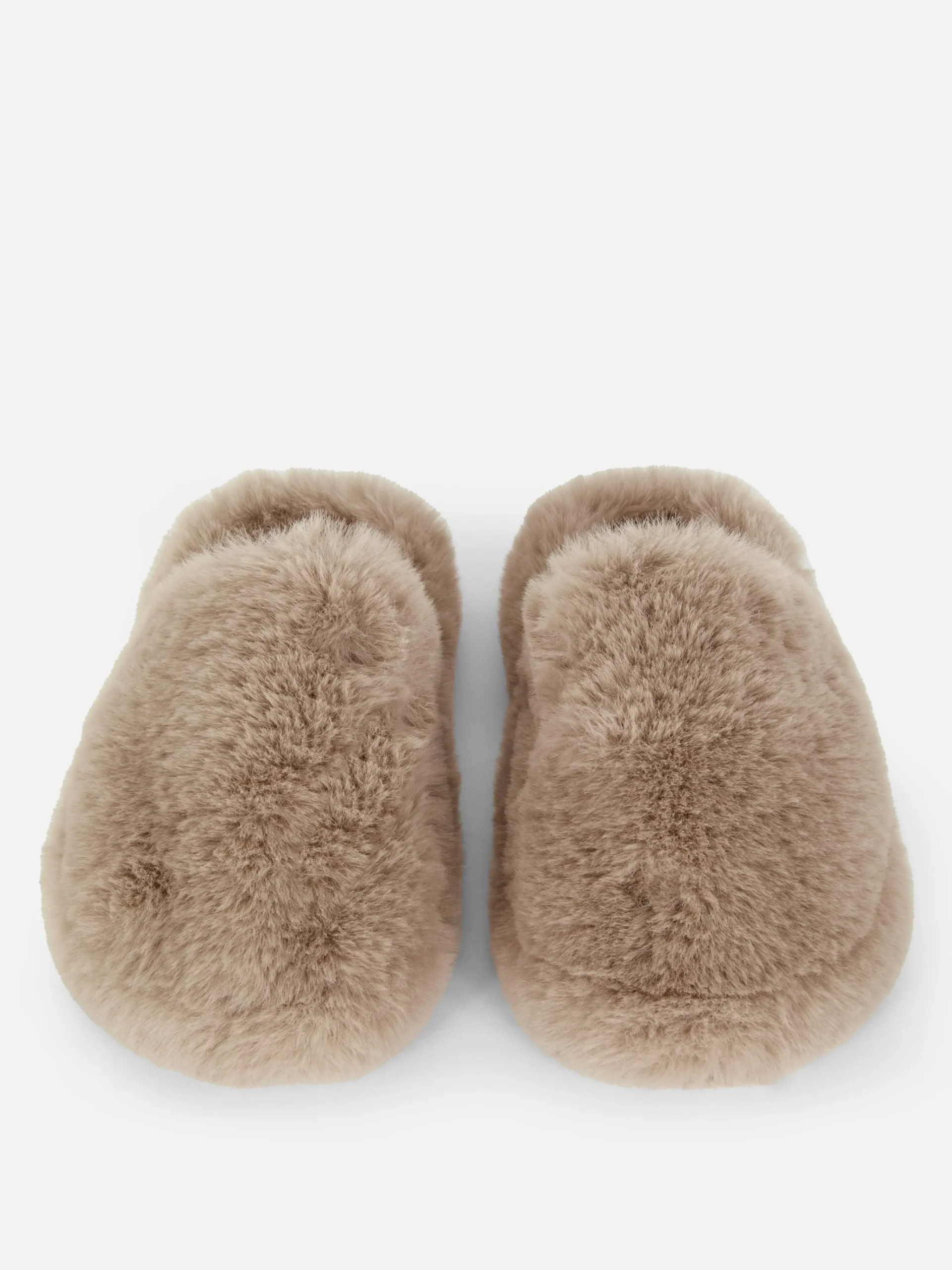 Faux Fur Mule Slippers|Primark Discount