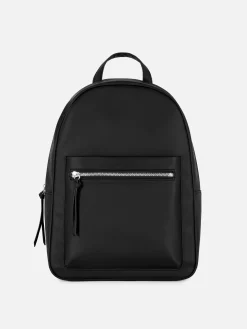 Faux Leather Backpack|Primark New