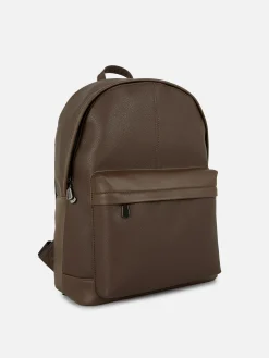 Faux Leather Backpack|Primark Outlet