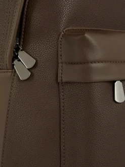 Faux Leather Backpack|Primark Outlet