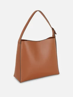 Faux Leather Bucket Tote|Primark New