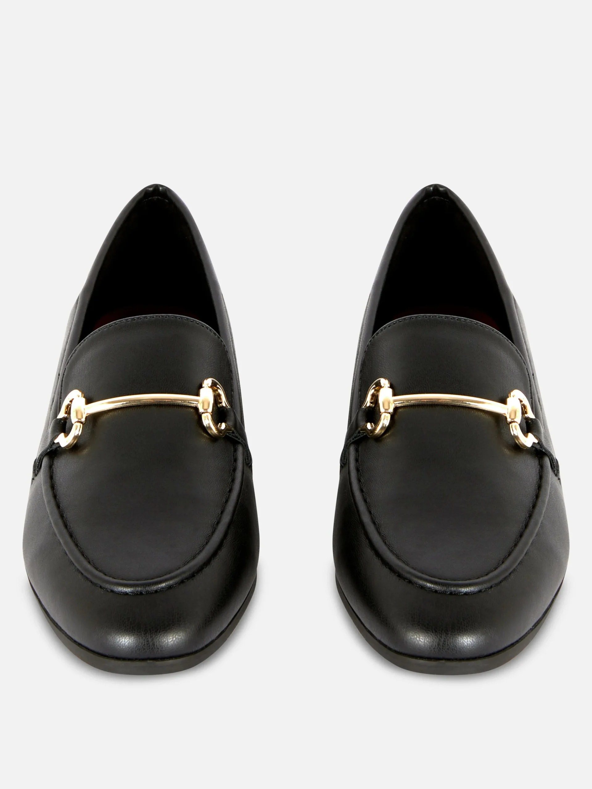 Faux Leather Buckle Loafers|Primark Outlet