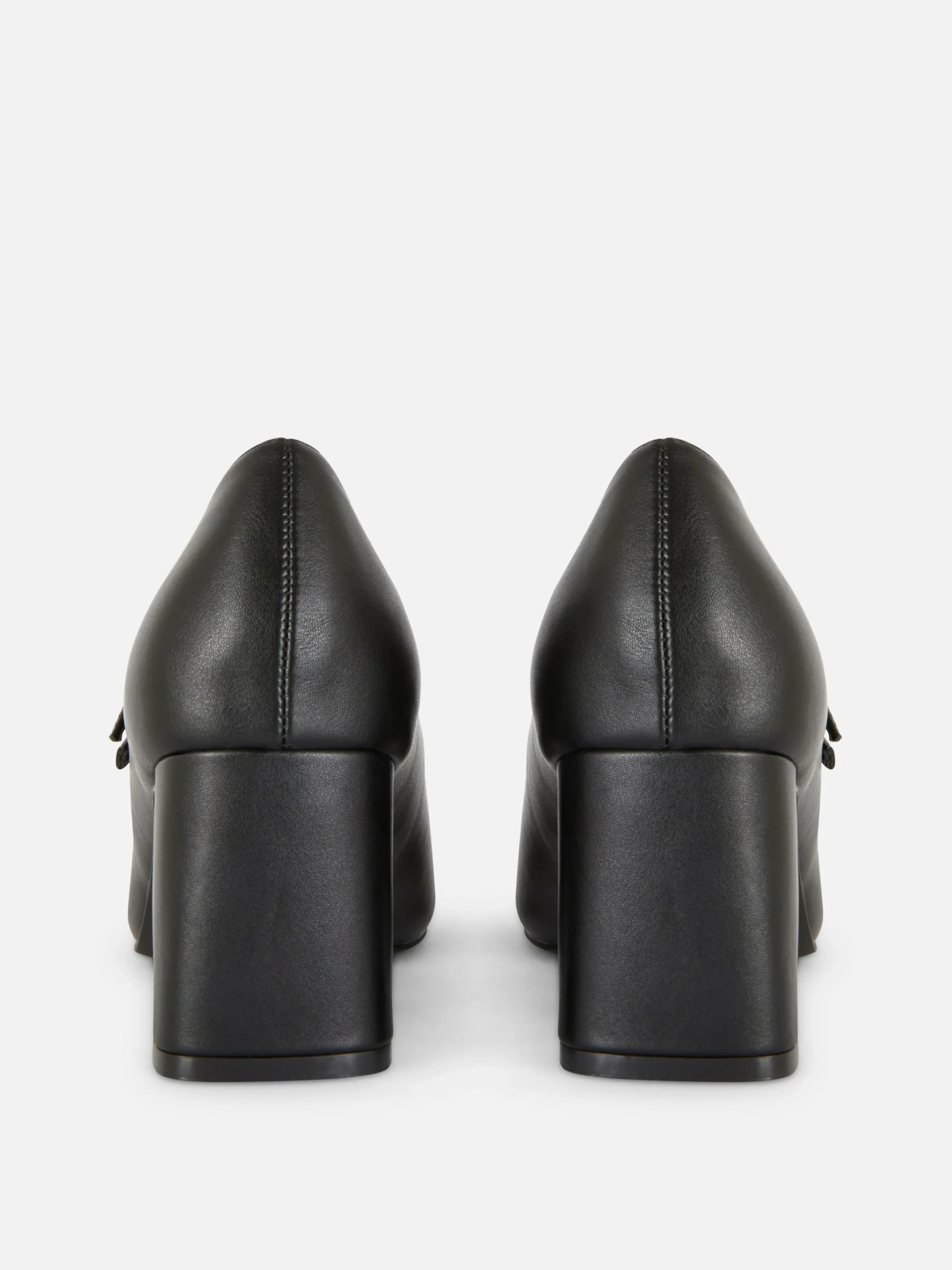 Faux Leather Heeled Mary Janes|Primark Online