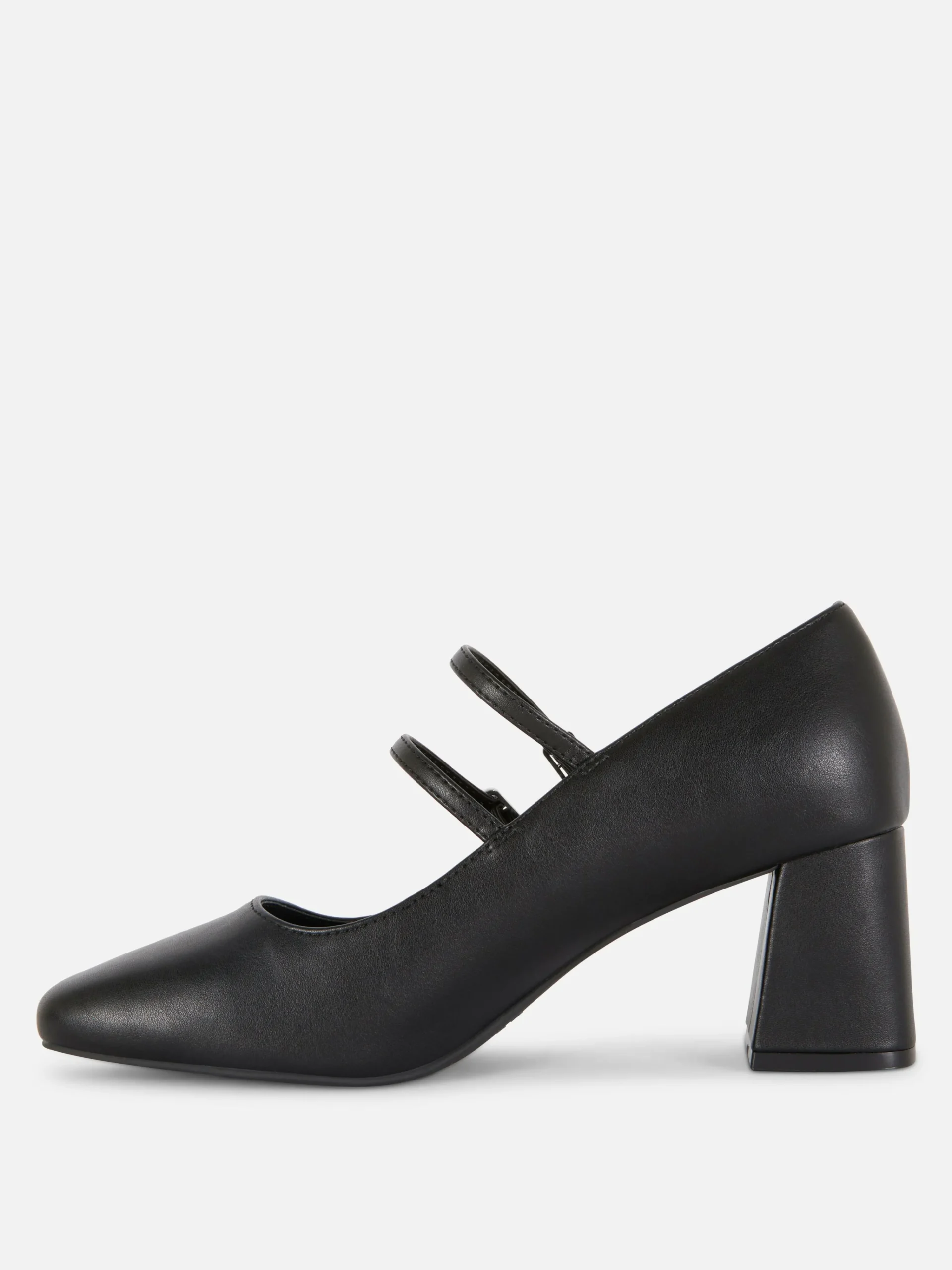 Faux Leather Heeled Mary Janes|Primark Online