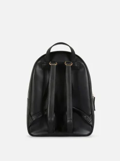 Faux Leather Quilted Backpack|Primark Sale