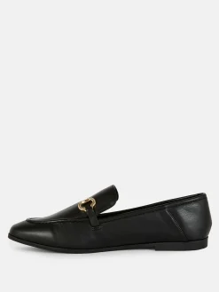 Faux Leather Snaffle Loafers|Primark Clearance