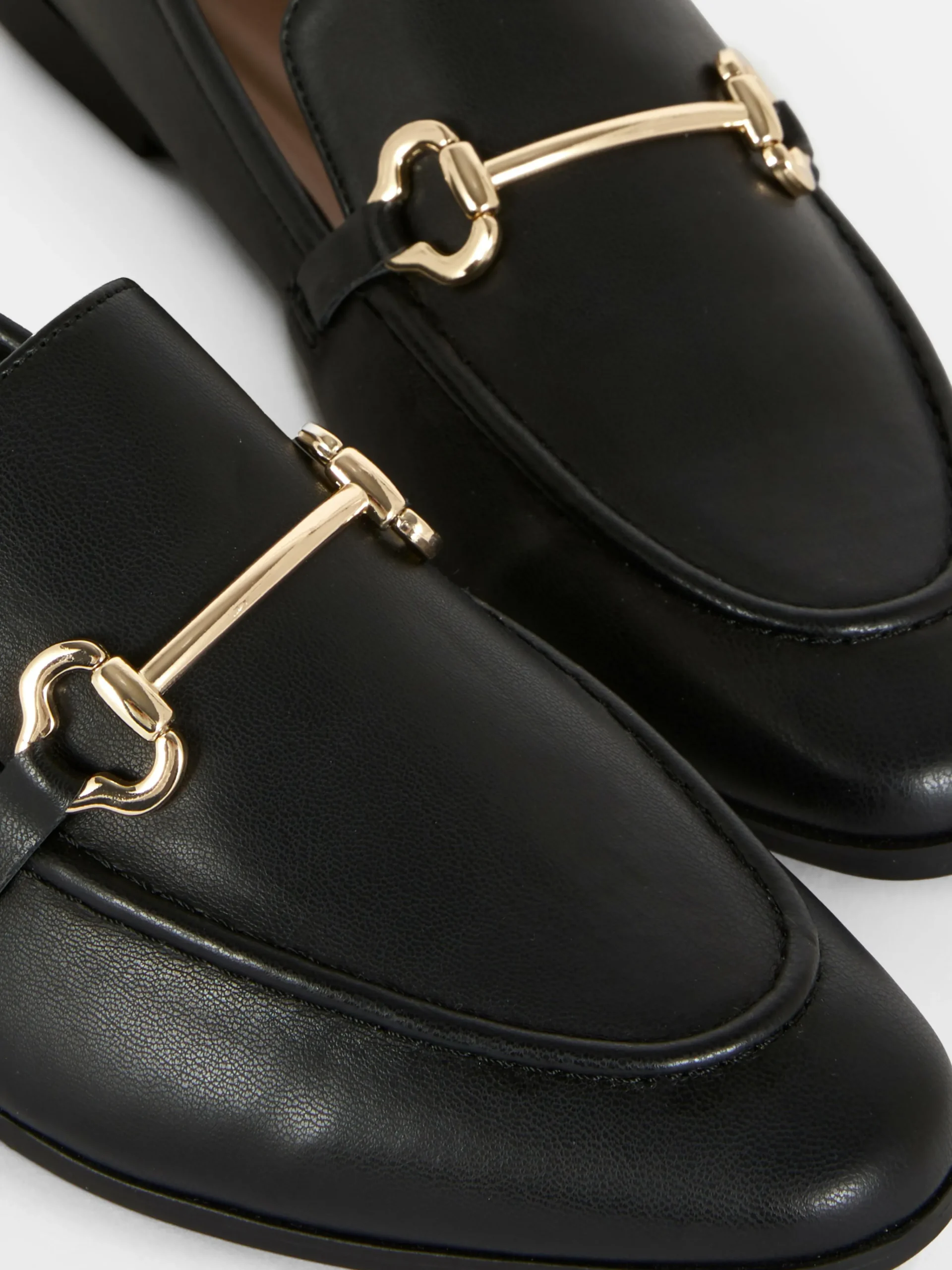 Faux Leather Snaffle Loafers|Primark Clearance