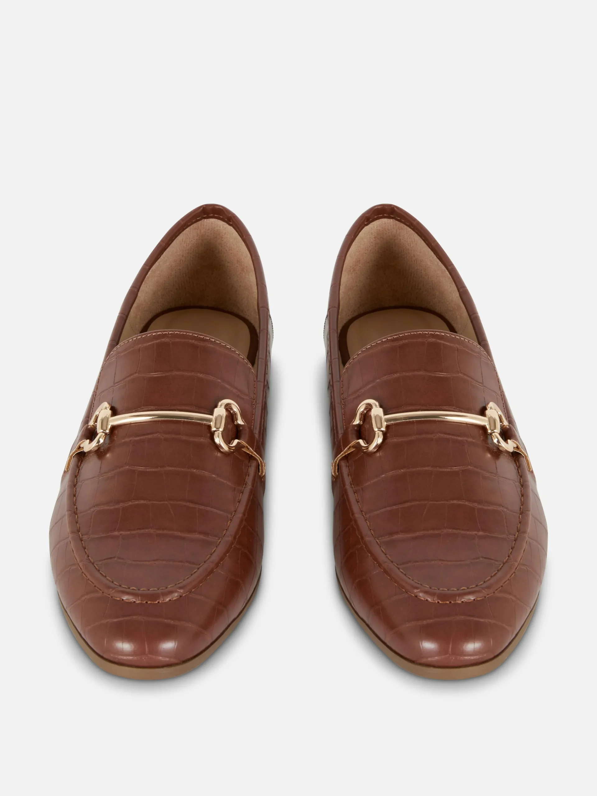 Faux Leather Snaffle Loafers|Primark Online