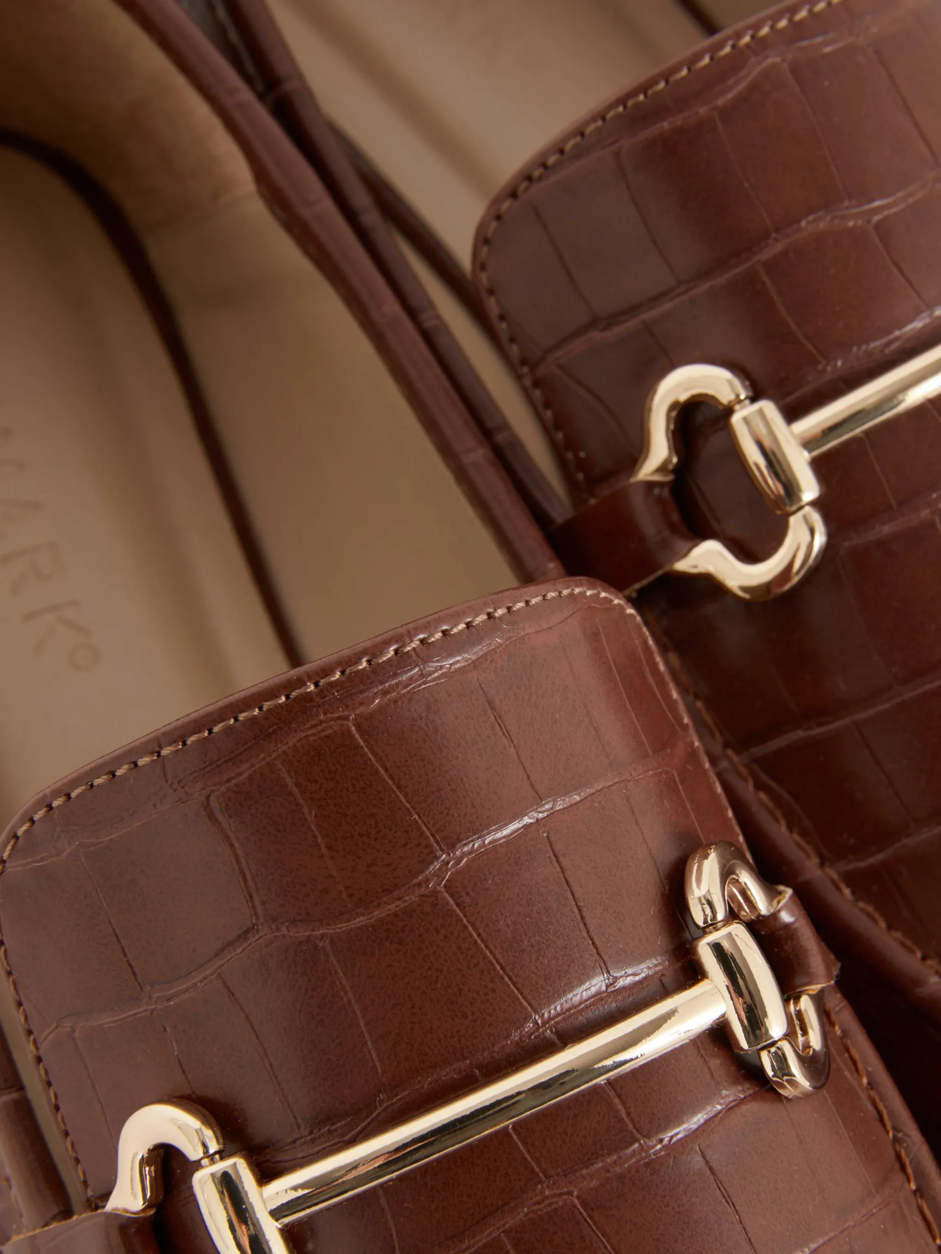 Faux Leather Snaffle Loafers|Primark Online