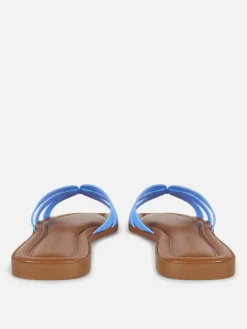 Faux Leather Strappy Mules|Primark New