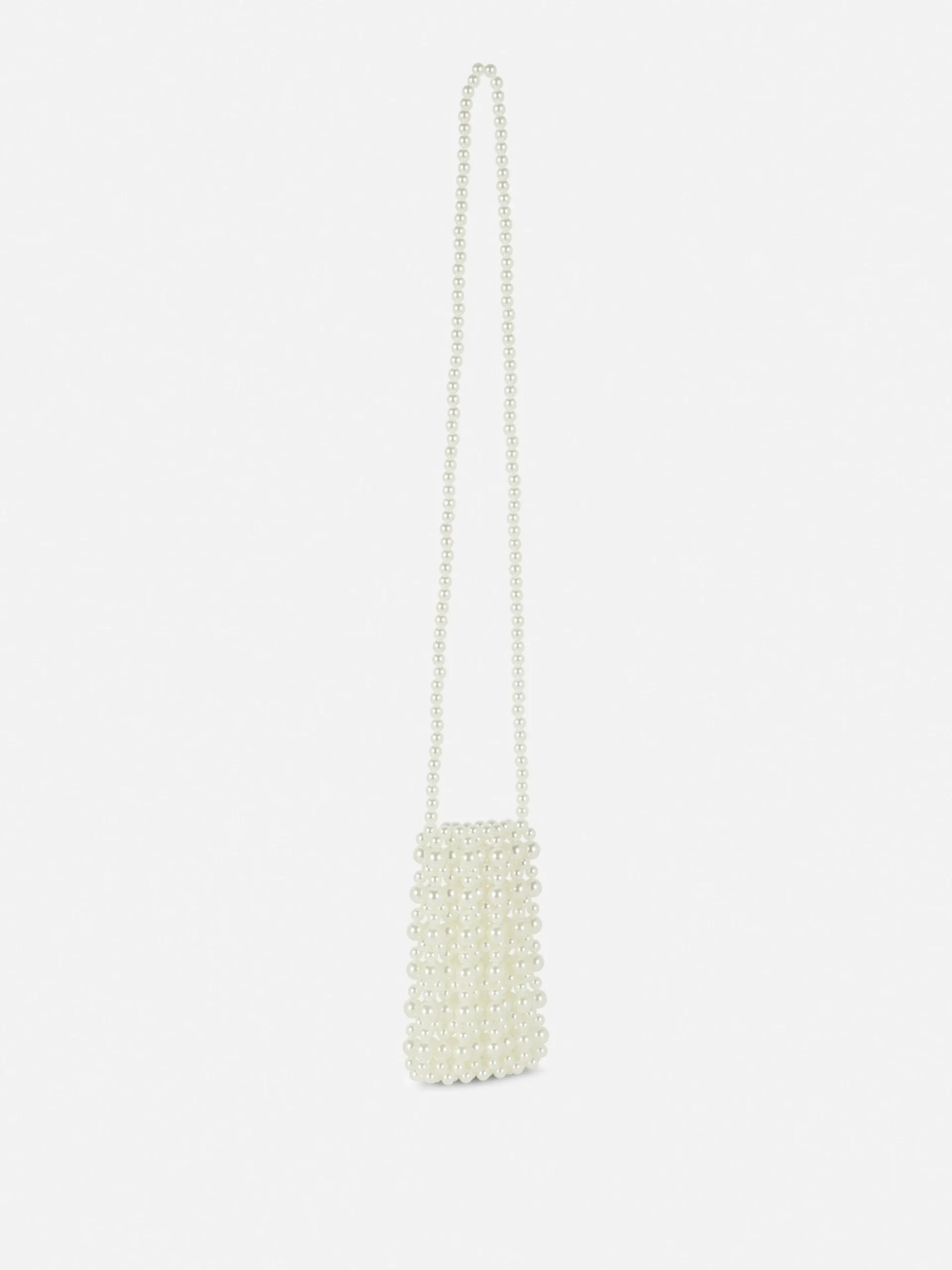 Faux Pearl Phone Bag|Primark Hot