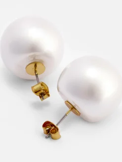Faux Pearl Stud Earrings|Primark Sale