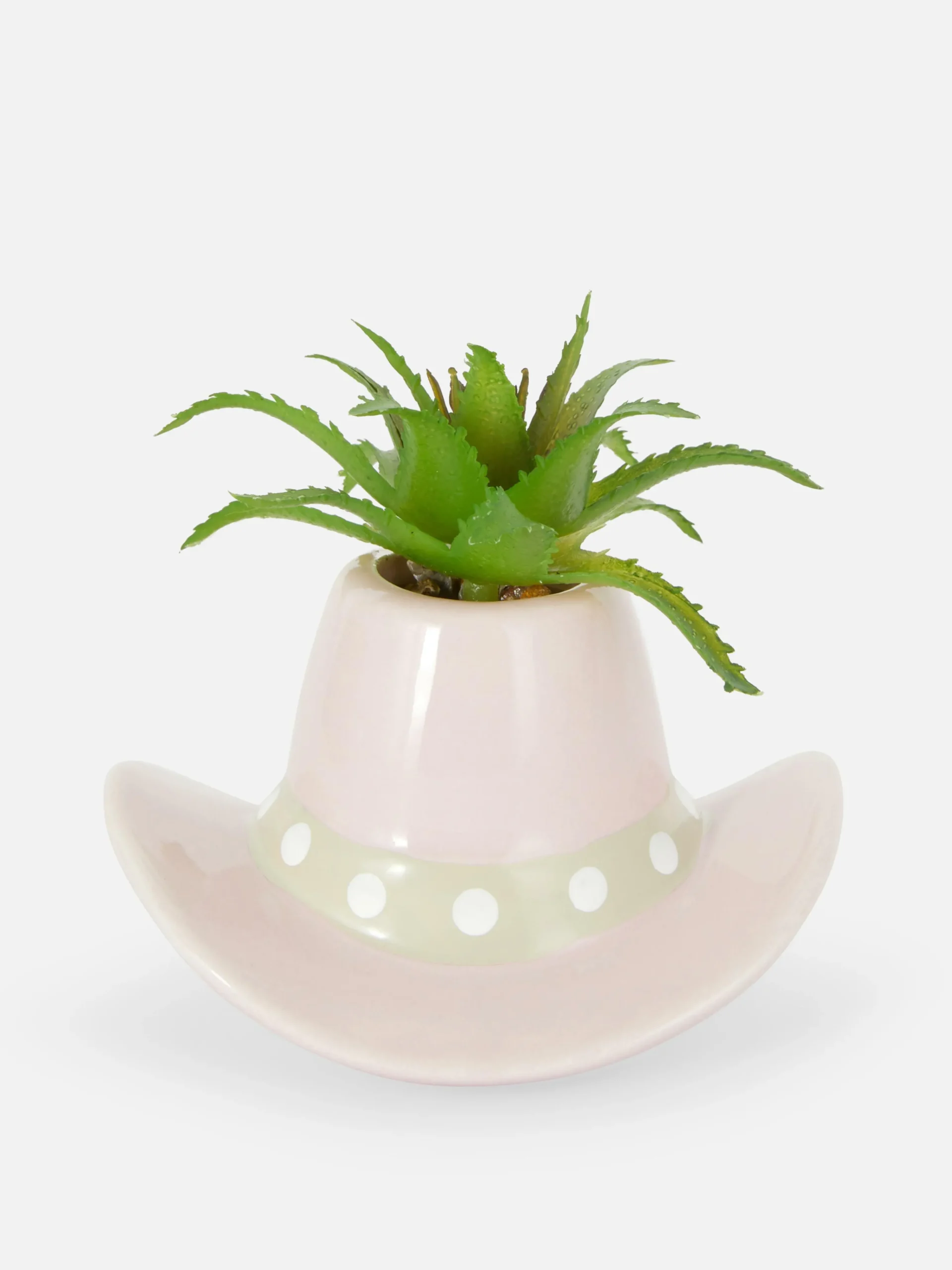 Faux Plant In Cowboy Hat Pot|Primark New