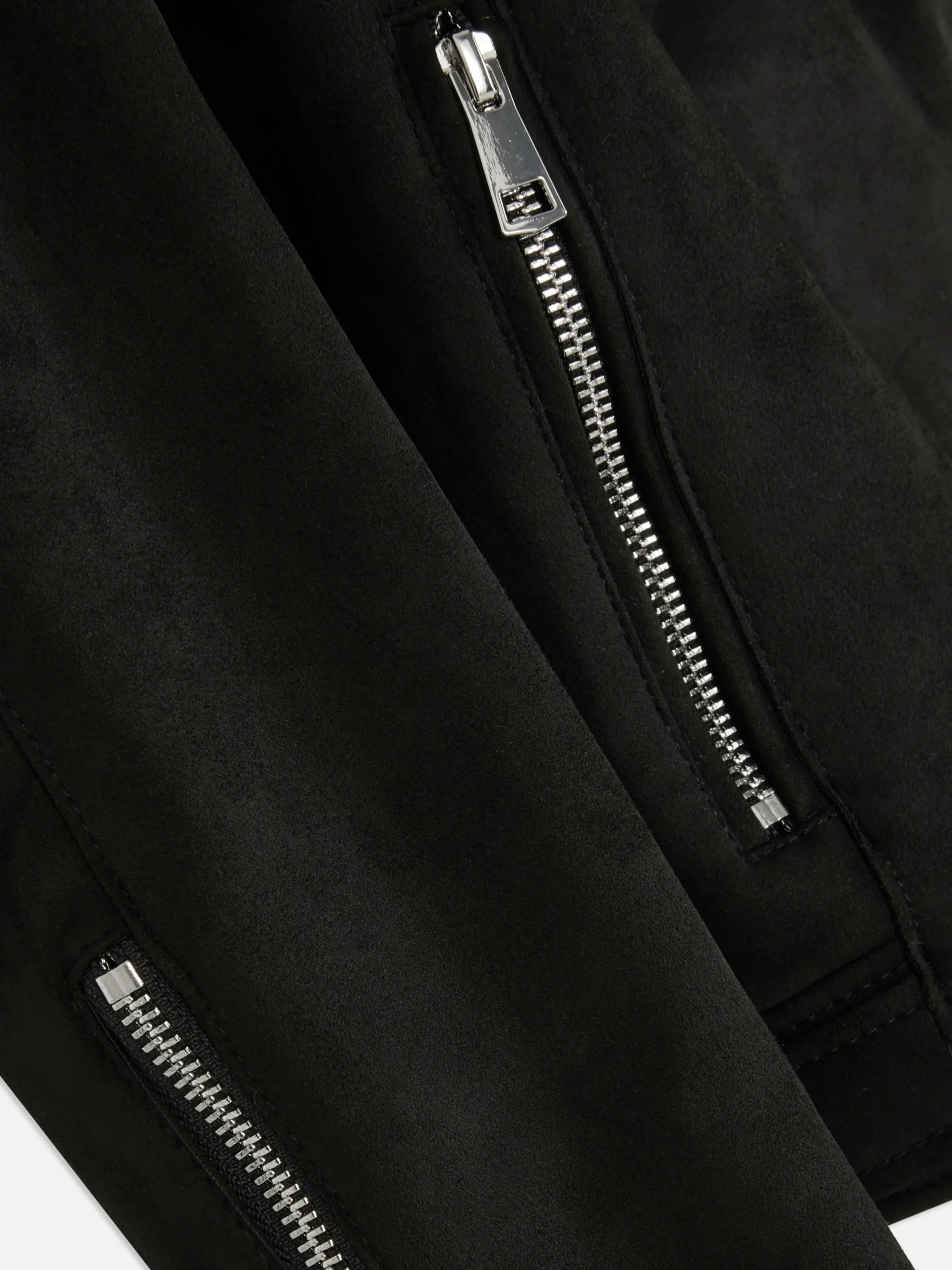 Faux Suede Biker Jacket|Primark Discount