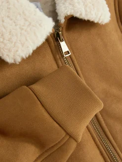 Faux Suede Bomber Jacket|Primark Sale