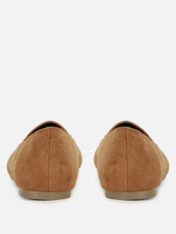 Faux Suede Flats|Primark Clearance