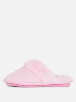 Faux Suede Slippers|Primark Clearance