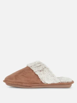 Faux Suede Slippers|Primark Sale