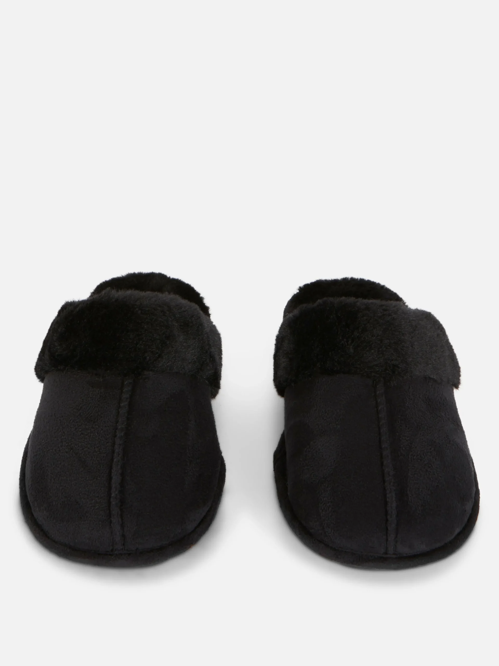Faux Suede Slippers|Primark