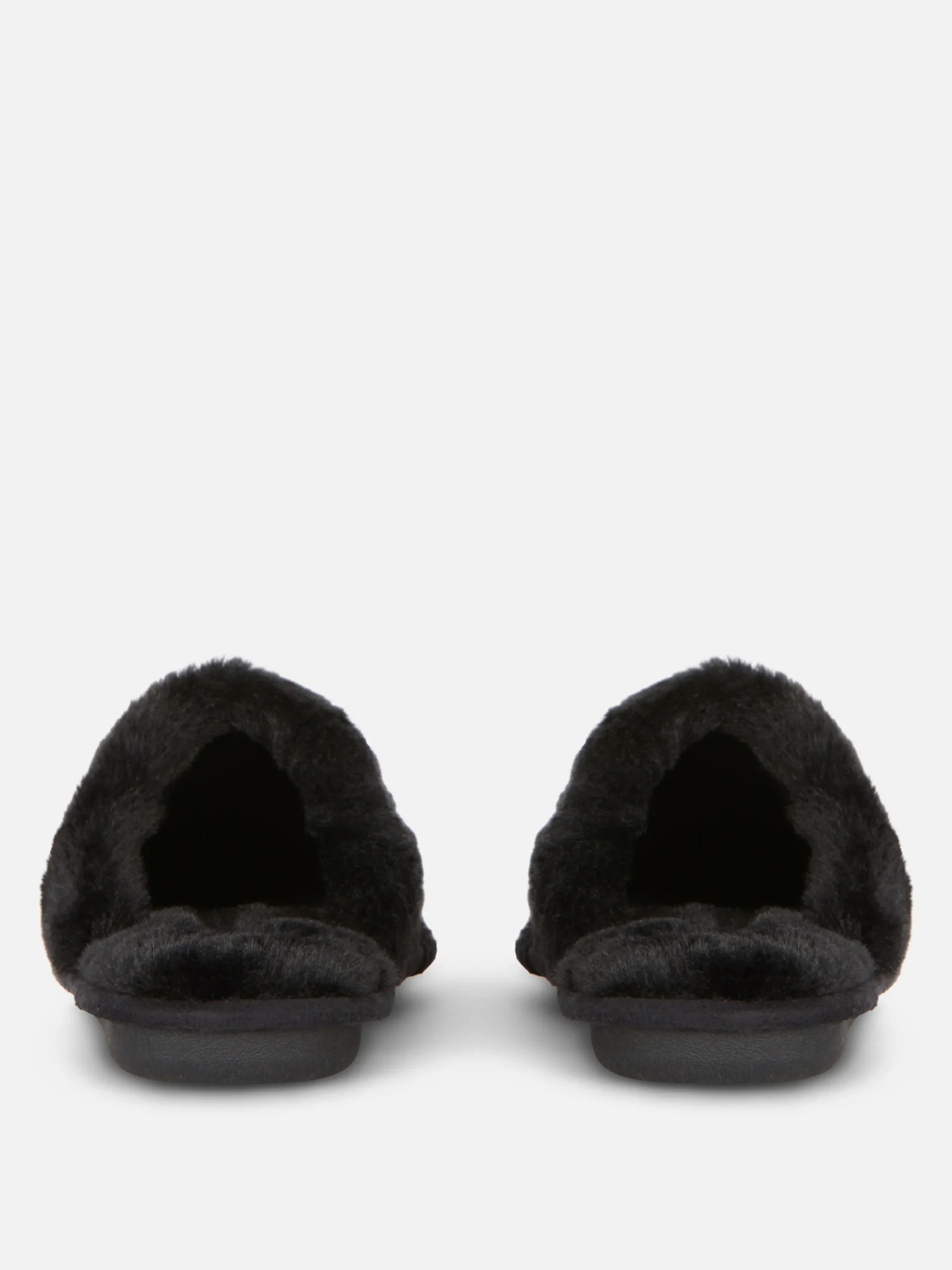 Faux Suede Slippers|Primark