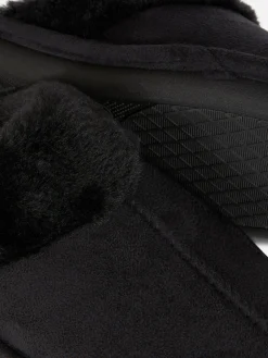 Faux Suede Slippers|Primark